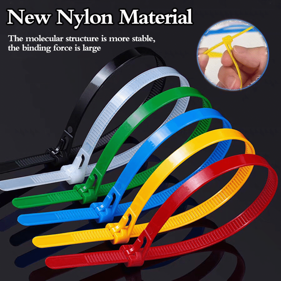 (đ„Last Day Promotion - 50% off) Buckle Self-locking Premium Nylon Cable Wire Ties