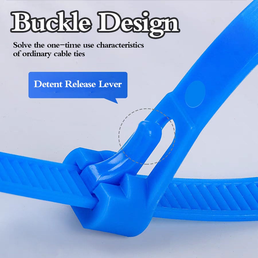 (đ„Last Day Promotion - 50% off) Buckle Self-locking Premium Nylon Cable Wire Ties