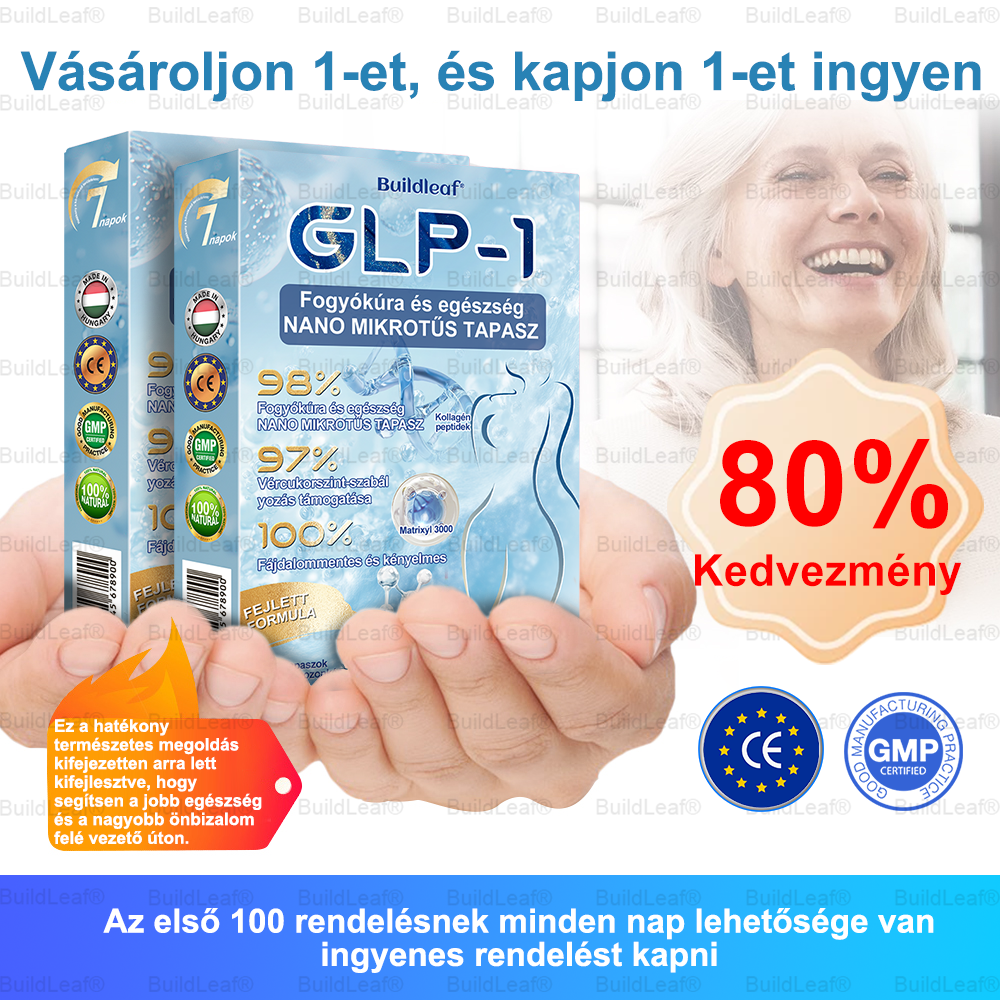 Buildleaf® Tirzepatide Nano Mikrotűs Párna Kollagénnel és Matrixyl 3000-al | Célzott megoldás elhízásra, laza bőrre, magas vérnyomásra, cukorbetegségre és más egészségügyi problémákra